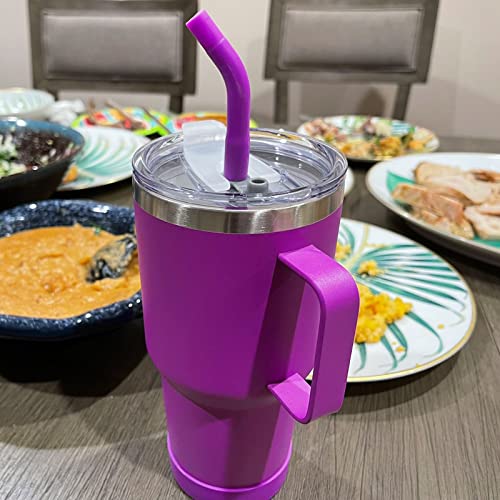 Sursip 3.6-Inch Replacement Lids for 30/40 oz Wide-Mouth Stainless Steel Insulated Tumblers (Fits 3.6" Diameter), Spill-Proof, Travel Coffee Cup Mug Cover, BPA-Free-2-Pack