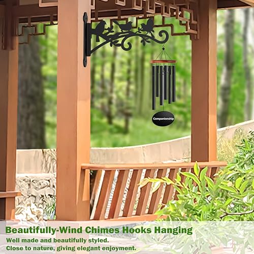 4Pcs-9in Plant Hanger Hook,Outdoor-Indoor Heavy Duty Metal Plant Bracket | Metal Plant Bracket Hook for Outdoor or Indoor Hanging Flower Baskets Lantern Laser Cutting Technology. One-Piece Molding - size: 9 Inch, style: Bird Shaped-4pack