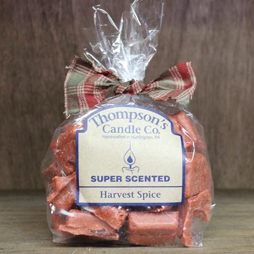 Thompson’s Candle Co. HVCR Super Scented Harvest Spice Wax Crumbles – Handcrafted Paraffin Wax Melts, Long-Lasting Fall Fragrance, Made in the USA