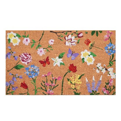 Calloway Mills Butterfly Garden Doormat (17 x 29) - color: Butterfly Garden, size: 1'5" x 2'5" (Rectangular)