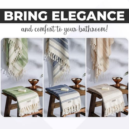 DEMMEX Organic Diamond Turkish Bath & Beach Towel | 100% Oeko-TEX Certified Turkish Cotton, Ultra-Soft, Quick-Dry, Lightweight, Compact & Oversized Luxury Peshtemal Towel, Prewashed, 71"x36", Brown - color: Brown