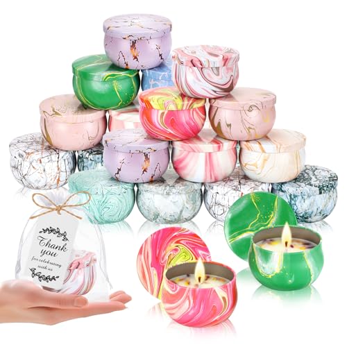 50 Pack Scented Candle Gift Set for Baby Shower Bridal Party Guest Favors | Bulk Fragrant Candle Favors, Suitable for Christmas Valentine's, Delicate Small Gifts for Housewarmingand Bridal Party - color: 50pcs