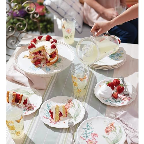 Lenox 866239 Butterfly Meadow Acrylic 4-Piece Highball Set, 20 oz, Acrylic NOT GLASS (Pack of 3) - size: 4 Count (Pack of 3), style: Highball Set of 4