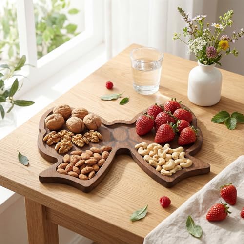 Bow Party Decorations Charcuterie Boards Coquette Bow Platter Serving Tray for Baby Shower Cutting Board Rustic Farmhouse Dish Plate for Wedding Party Tabletop Decor - style: Bow