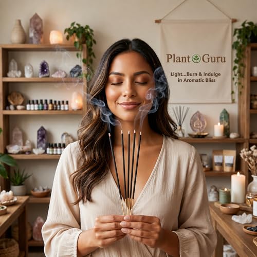 Lemon Eucalyptus Incense Sticks 11" - 1 Bundle 85 to 100 Sticks - Smooth and Clean Long Burn Time, 45 to 60 Minutes. - size: 185 Grams - 85 to 100 Sticks
