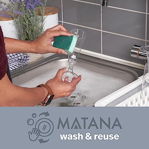 MATANA 50 Plastic Champagne Flutes 5oz with Silver Glitter - Sturdy & Reusable - Cocktails, Prosecco, Mimosa - Toasting Glasses for Birthdays, Weddings, Christmas, BBQ & Parties - color: Silver Glitter, size: 50 Pack