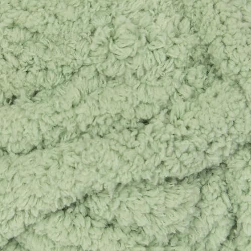 Franel Sage Green Chunky Chenille Yarn for Hand Knitting Blanket (8 Pack, Total 64oz) - Shed-Resistant Fluffy Jumbo Yarn for Crocheting, Super Bulky Big Yarn for DIY Throw, Pre-Wound & Tangle-Free - color: 28