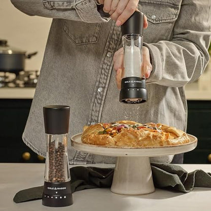 Cole & Mason Seasoning Mill Derwent 190mm Clr SS PM Matt Black - color: Matte Black
