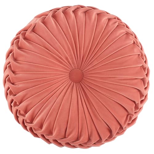 Levtex Home - Eleni - Decorative Pillow (16in. Round) - Round - Coral - Coral