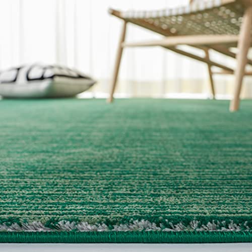 SAFAVIEH Vision Collection Runner Rug - 2'2" x 6', Dark Green, Modern Ombre Design, Non-Shedding & Easy to Clean, Ideal for Entryway, Foyer, Bedroom (VSN606Y) - color: Dark Green, size: 2'2" x 6' (Runner)