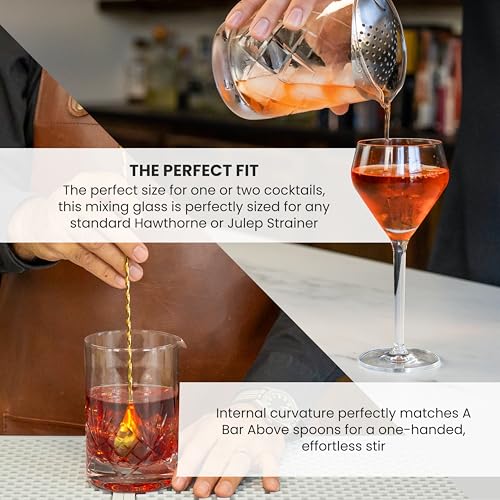 A Bar Above Cocktail Mixing Glass, Botanica Style Stirring Pitcher, 18 Oz - color: Botanica, size: 1 Count (Pack of 1)