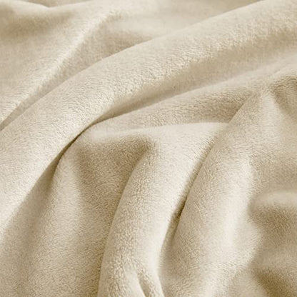 KMUSET Super Soft Throw Blanket Premium Silky Flannel Fleece Throw Size Beige Microfiber Lightweight Blanket All Season Use - color: Beige, size: Throw(50"x60")