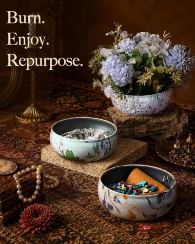 M&SENSE 3 Wick Mint Basil Scented Candles 12oz | Triple Wick, 40 Hour Long Burn, Non-Toxic,100% Natural Soy Wax, Stress Relaxing Aromatherapy Candle Gift for Women Men - color: Mint Leaf & Basil
