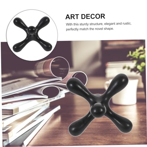 Decorative Abstract Sculpture Wear-Resistant Minimalist Home Decor for Living Room Modern Geometric Accent Stylish Table Centerpiece for Home Office