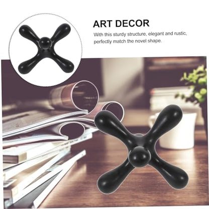 Decorative Abstract Sculpture Wear-Resistant Minimalist Home Decor for Living Room Modern Geometric Accent Stylish Table Centerpiece for Home Office