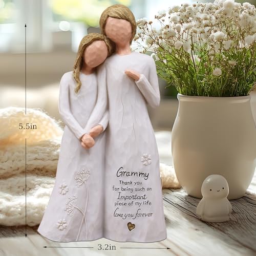 Grammy Gifts for Grandma, Gifts for Grammy, Grammie Gift Figurine | Birthday Gifts for Grammy,Grammy Gifts Ideas for Christmas Mothers Day,Hand-Painted Resin Statue - style: Grammy gifts