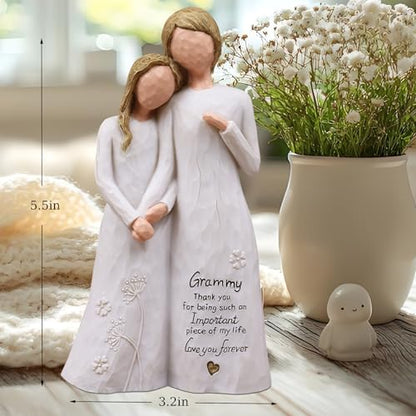 Grammy Gifts for Grandma, Gifts for Grammy, Grammie Gift Figurine | Birthday Gifts for Grammy,Grammy Gifts Ideas for Christmas Mothers Day,Hand-Painted Resin Statue - style: Grammy gifts
