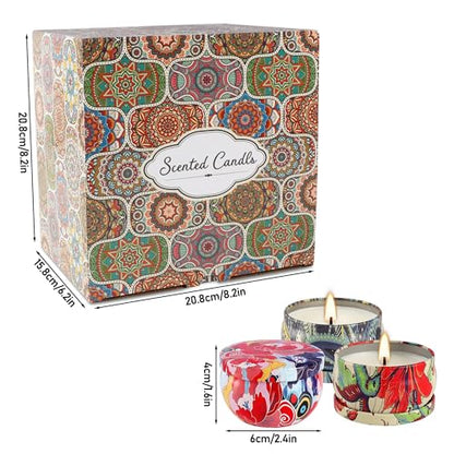 36-Pack Long-Lasting Scented Candles Gift Set, 2.5oz Soy Wax with Essential Oils for Aromatherapy and Home Fragrance, Perfect as Christmas, Valentine’s Day, Holiday Relaxation Gifts, and Cozy Atmosphe - color: 36Pack-Muti-color