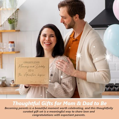 Pregnancy Gifts for New Parents, Mommy and Daddy 20 Oz Tumbler Gift Set for Expecting First Time Parents, Baby Shower, Gender Reveal, First Time Mom and Dad, Mother's Day, Father's Day, Christmas Gift