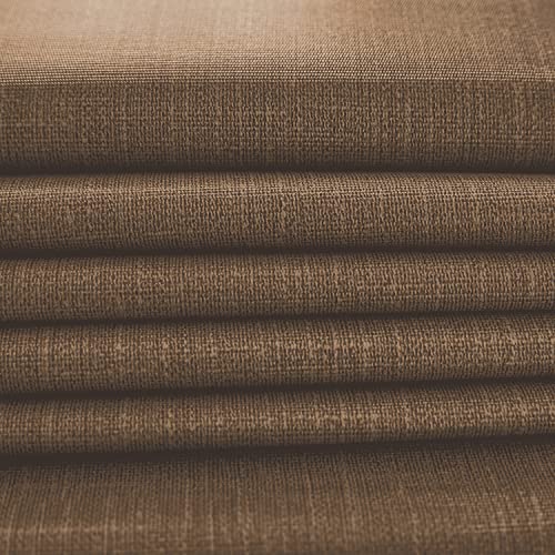 NLMUVW Chocolate Square Vinyl Tablecloth, Heavy Duty PVC Table Cloth Waterproof Wipe Clean Table Cover for Kitchen Dining Picnic, 48 x 48 inch - color: Chocolate, size: 48" x 48" (Square)