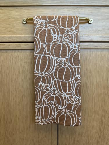 Kitchen Towels, Dish Towels for Kitchen, 3 Pc Kitchen Towel Set | Microfiber Waffle Towels, 16 x 26 inches, with Hanging Loops, Reusable Tea Towels, Cute Kitchen Towels - 3 Pack - color: Multicolor