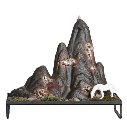 Incense Burner Backflow Incense Burner Mountain and Flowing Water Creative Home Personalized Accessories Incense Burner Ornaments Backflow Incense Burner