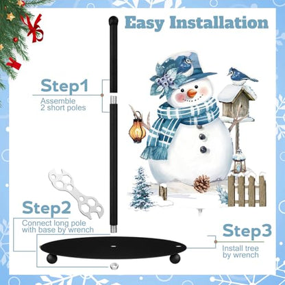 Winter Paper Towel Holder Snowman Countertop Kitchen Decor and Accessories Winter Paper Towel Rack Black Metal Farmhouse Large Tissue Stand Gift for Home Bathroom 3D Hand Painting Pattern - style: Snowman