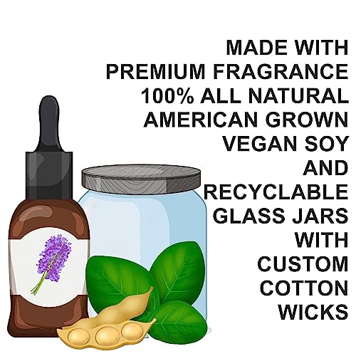 Wanderlust Scented Candle - Smells Like Leather - Vanilla - Smoke - 100% Naturally Vegan Soy and Premium Fragrance | Great Gift | Handmade in Denver, Colorado (8oz Glass Jar) - size: 8oz Glass Jar