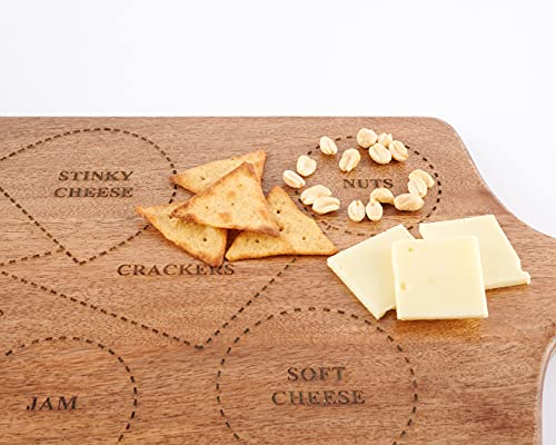 CHARCUTERIE SERVING BOARD 10" x 28" - color: Brown, size: 29.3"L x 10.3"W