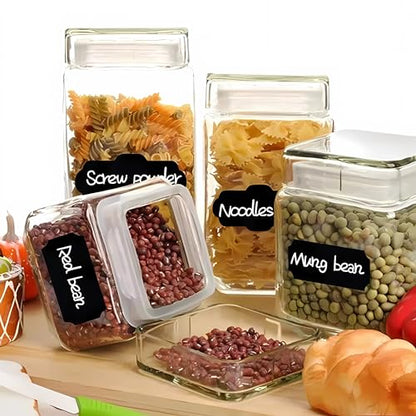 244pcs Chalkboard Labels with 2 Chalk Marker Removable Labels | Erasable Reusable labels for Jars, Craft Rooms,Storage, Pantry Containers and Storage Bin Organize Your Home Kitchen