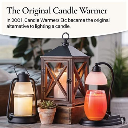 Candle Warmers Etc. Original Candle Warmer Plate (White, Plug-in) – Electric Candle Wax Melter Plate for jar Candles - size: 02