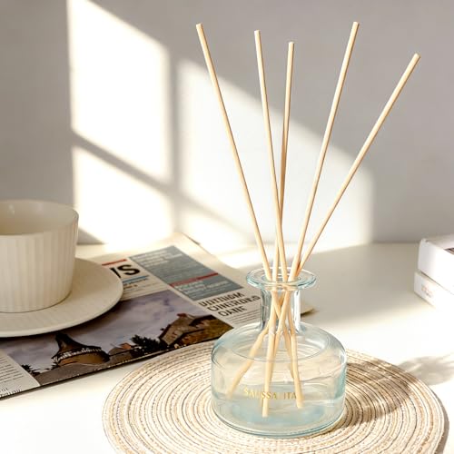 11 inch Diffuser Sticks 100 Pack, Diffuser Reeds Sticks Refill for Home and Bathroom, Diffuser Reeds Sticks for Scented Diffuser Nude - color: Nude