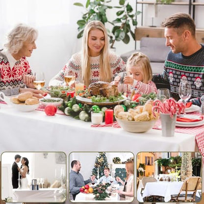 Vinyl Table Protector Pad with Flannel Backing, Heavy-Duty Table Padding for Dining Room Table, Waterproof, Heat Resistant, Non-Slip Under Tablecloth 90 x 54 inches, Rectangular - size: 90" x 54" (Rectangular)
