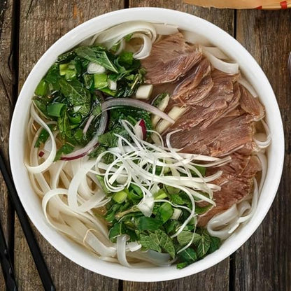 60 oz Large Soup, Ramen, Pho, Noodle, and Salad Bowl Set of 3, 8 in White Ceramic Bowls, Versatile & Microwave Safe - size: 8-inch, 60 Ounce