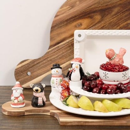 Rectangular Acacia Charcuterie Board - 10"x22" Cheese Boards Perfect for Christmas, Halloween, Ideal Wedding Gifts for Couple, Large Kitchen Serving Platter with Peg for Optional Toppers - style: Rectangular Charcuterie Board