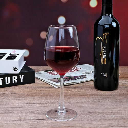 Wine Glasses Set of 8,12 oz Wine Glasses,for Red or White Wine | High-end Banquet,Wedding,Gift Goblets,Party,Bar,Anniversary,Housewarming - size: 12oz-8pcs