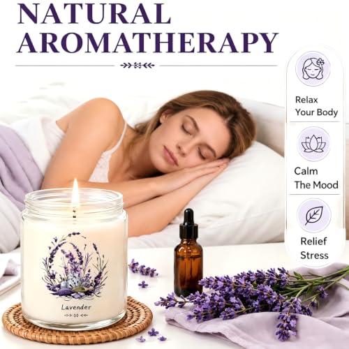 Scented Candles Gift Set for Home - 6 Pack 42oz Soy Candles Non Toxic | 300h Long Lasting Burn Time, Herbal and Fruity Aromatherapy Candles Gift for Women, Brithday, Housewarmings, Holidays