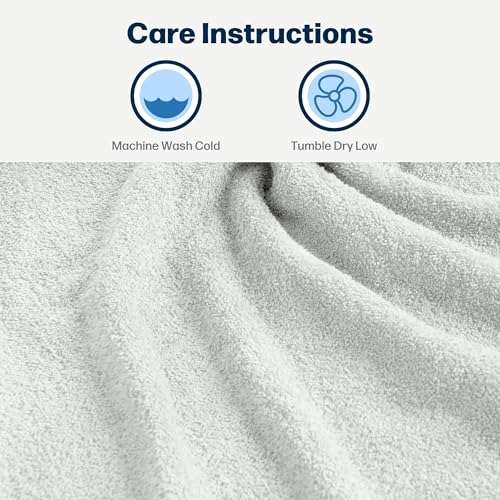 24-Piece Set of Towels, Lightweight 380 GSM Cotton Towels, Quick Drying, Absorbent Hand Towels, Fingertip Towels, Bath Towels, & Washcloths, White - color: White