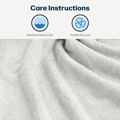 24-Piece Set of Towels, Lightweight 380 GSM Cotton Towels, Quick Drying, Absorbent Hand Towels, Fingertip Towels, Bath Towels, & Washcloths, White - color: White