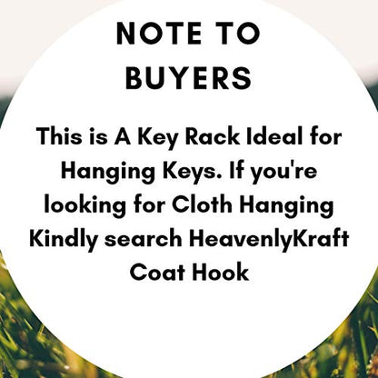 Owl Key Holder - Wall Mounted Key Hooks, 7 Sturdy Metal Hooks, Nature Themed Home Decor, 10.6 X 6.15 X 1 INCH