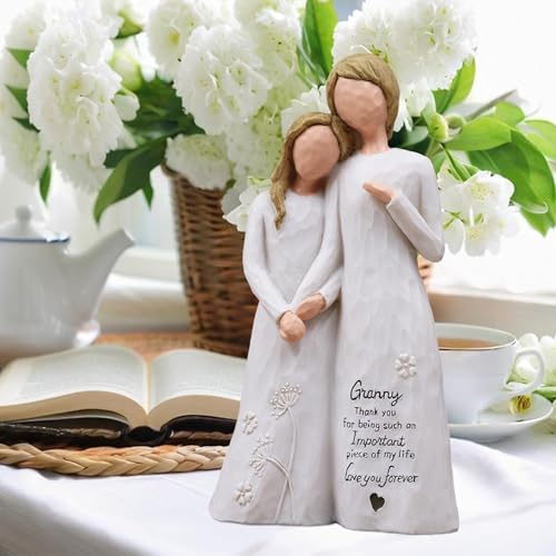 Granny Gifts for Grandma, Birthday Gifts for Granny Figurines | Granny Gifts, Grandma Gift for Mothers Day Christmas Birthday, Hand-Painted Resin Statue, Gifts for Granny - style: Granny Gifts