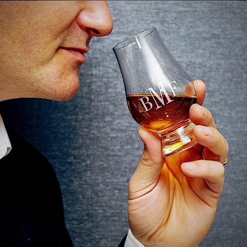 Personalized Glencairn Whiskey Glass Gift Set of 4 with Engraved Whisky Tasting Glasses, Black Wooden Gift Box, Custom Scotch Bourbon Glasses for Men, Whiskey Lover Gifts - style: Black Box Set