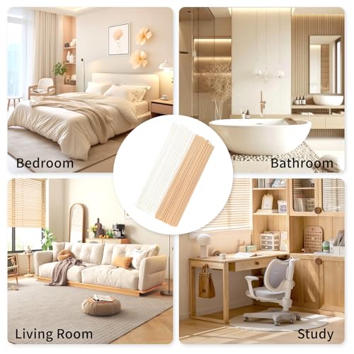 11 inch Diffuser Sticks 100 Pack, Diffuser Reeds Sticks Refill for Home and Bathroom, Diffuser Reeds Sticks for Scented Diffuser Nude&White - color: Nude&white