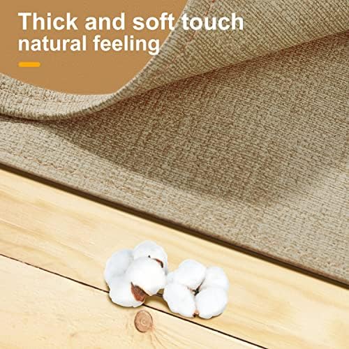 Wipeable Table Runner, Thick Farmhouse Dresser Runner, Rustic Indoor/Outdoor (72'', Camel Brown) - size: 72''(Fits Length 45''-57'' Table)