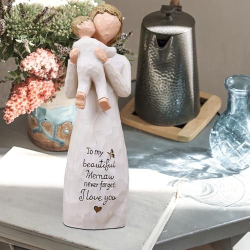 Memaw Gifts for Grandma, Gifts for Memaw, Meemaw Gift for Grandmother, Sculpted Hand-Painted Figurine - style: Memaw Gifts