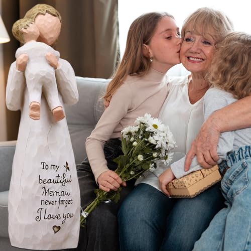 Memaw Gifts for Grandma, Gifts for Memaw, Meemaw Gift for Grandmother, Sculpted Hand-Painted Figurine - style: Memaw Gifts