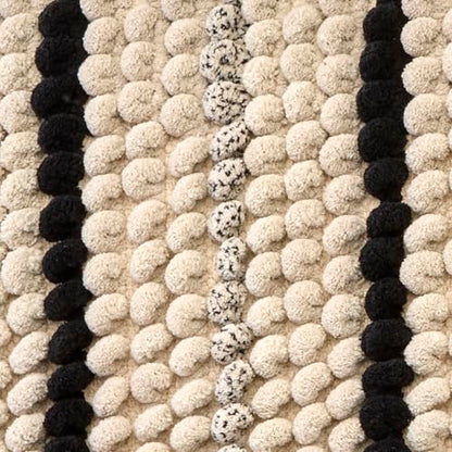 SKL Home Roseville Bath Rug, Plush Chenille, Anti-Slip, 20" x 30", Tan | 100% Cotton with Latex backing. Ultra-soft & absorbent. Modern stripe design works in the bathroom, kitchen or any space. - color: Roseville, style: Rug