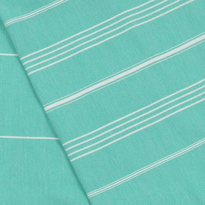 Bersuse Towels Anatolia XL Beach Blanket Throw Blanket Turkish Towel 100% Cotton Extra-Large Quick-Dry Lightweight Premium Peshtemal Towel - 61x82 Inches, Mint Green - color: Mint Green