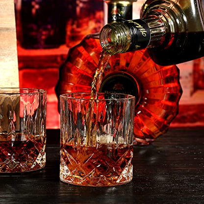 Whiskey Stones and Whiskey Glasses Set, Unique Gifts for Men with Wood Box | 8 Granite Chilling Stones Whiskey Rocks, Scotch Bourbon Gift Box, Father's Day Birthday Drinking Gifts for Him Dad Husband - style: Straight Glasses+Granite Stones+Coasters-No Wo