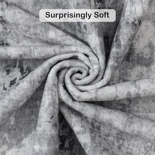 Kelarea Washable Area Rug 4x6, Non-Slip Low Pile Abstract Grey | Water & Stain Resistant, Pet Friendly, Easy Clean, Ultra Soft, for Living Room, Bedroom, Nursery, Ofiice - color: Light Grey, size: 4' x 6' (Rectangular)